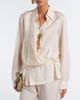 Dries Van Noten Dries Van Noten Striped wrap top - 2