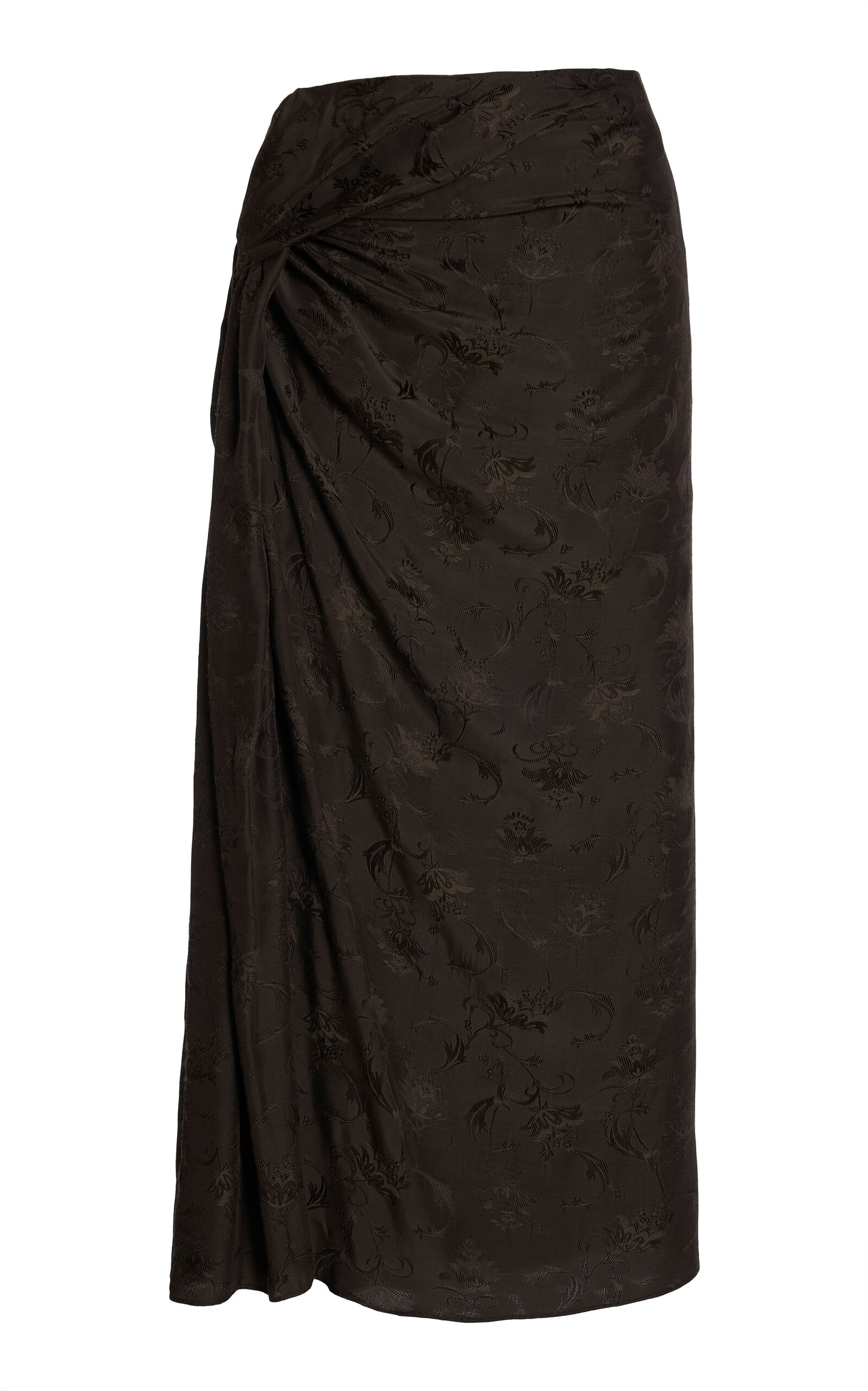 Dries Van Noten Dries Van Noten Suma Bis Draped Midi Skirt