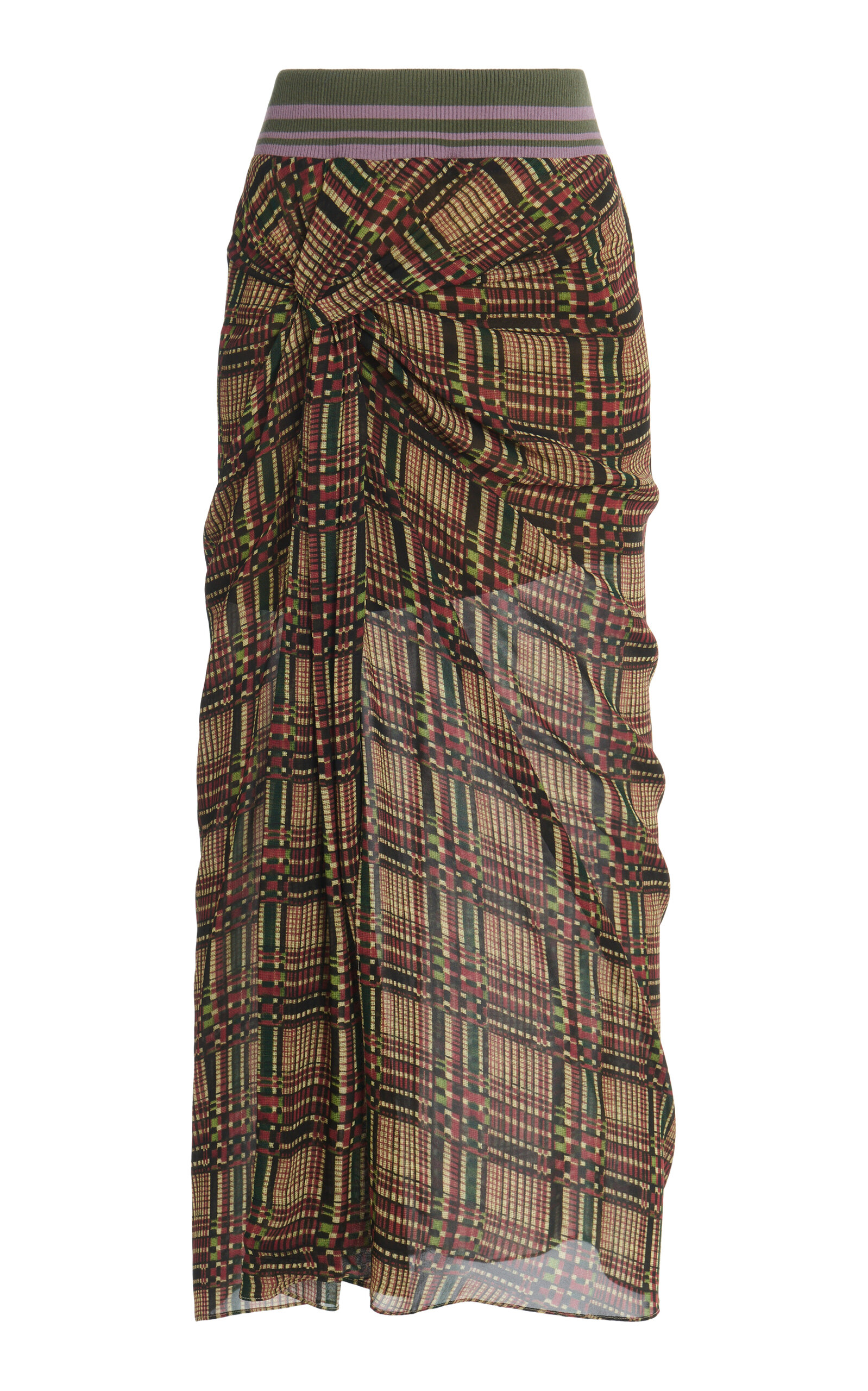 Dries Van Noten Dries Van Noten Suma Draped Midi Skirt