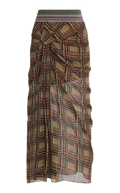 Dries Van Noten Dries Van Noten Suma Draped Midi Skirt