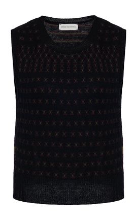 Dries Van Noten Dries Van Noten Tabea Wool Jacquard Sweater Vest