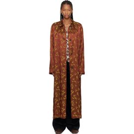 Dries Van Noten Dries Van Noten Tan Jacquard Coat