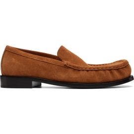 Dries Van Noten Dries Van Noten Tan Suede Loafers