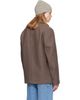 Dries Van Noten Dries Van Noten Taupe Wool Melton Jacket - 3