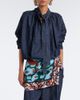 Dries Van Noten Dries Van Noten Tie-neck denim blouse - 2