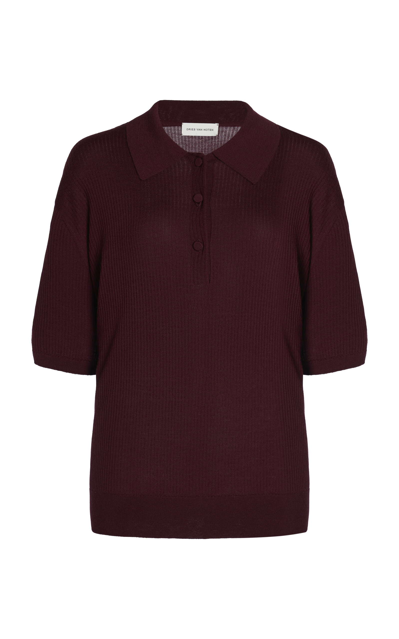 Dries Van Noten - Turice Merino Wool Knit Polo