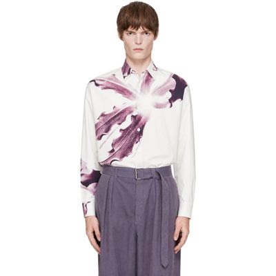 Dries Van Noten Dries Van Noten White Flower Shirt
