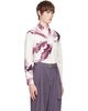 Dries Van Noten Dries Van Noten White Flower Shirt - 2