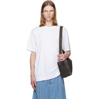 Dries Van Noten Dries Van Noten White Regular Fit Cotton T-shirt