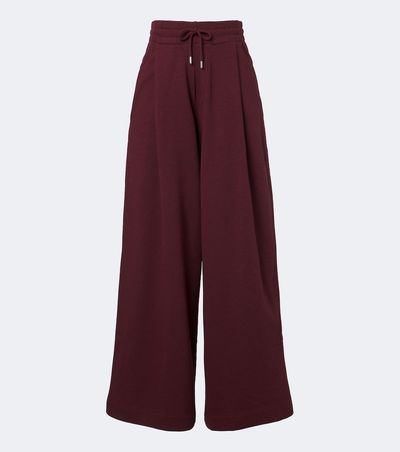 Dries Van Noten Dries Van Noten Wide-leg cotton jersey sweatpants
