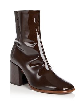 Dries Van Noten Dries Van Noten Women's Patent Leather Ankle Boots