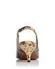 Dries Van Noten Dries Van Noten Women's Snake Embossed & Patent Leather Slingback Pumps - 3