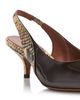 Dries Van Noten Dries Van Noten Women's Snake Embossed & Patent Leather Slingback Pumps - 4