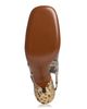Dries Van Noten Dries Van Noten Women's Snake Embossed & Patent Leather Slingback Pumps - 5
