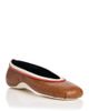 Dries Van Noten Dries Van Noten Women's Snake Embossed Leather Ballet Flats - 1