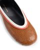 Dries Van Noten Dries Van Noten Women's Snake Embossed Leather Ballet Flats - 5