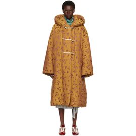 Dries Van Noten Dries Van Noten Yellow & Purple Floral Coat