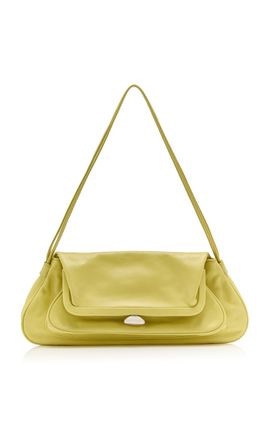 Dries Van Noten Dries Van Noten Yellow Clasp Shoulder Bag
