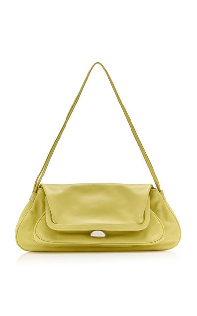 Dries Van Noten Dries Van Noten Yellow Clasp Shoulder Bag