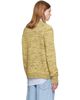 Dries Van Noten Dries Van Noten Yellow Embroidered Flowers Wool Sweater - 3