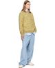 Dries Van Noten Dries Van Noten Yellow Embroidered Flowers Wool Sweater - 4