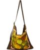 Dries Van Noten Dries Van Noten Yellow Large Scarf Print Shoulder Bag - 1