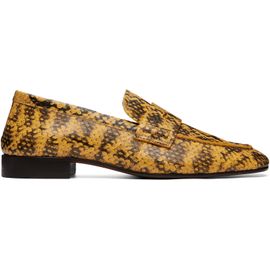 Dries Van Noten Dries Van Noten Yellow Leather Penny Loafers