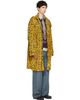 Dries Van Noten Dries Van Noten Yellow Oversized Printed Parka Coat - 2