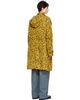Dries Van Noten Dries Van Noten Yellow Oversized Printed Parka Coat - 3