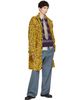 Dries Van Noten Dries Van Noten Yellow Oversized Printed Parka Coat - 4