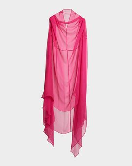 Dries Van Noten Ducy Silk Chiffon Midi Dress