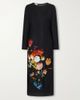 DRIES VAN NOTEN Floral-print crepe-satin midi dress - 1