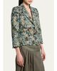 Dries Van Noten Floral Jacquard SIngle-Breasted Shrunken Jacket - 4