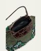 Dries Van Noten Medium Beaded Cotton Clutch Bag - 4