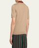 Dries Van Noten Men's Contrast-Trim Knit Polo Sweater - 3
