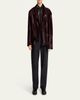 Dries Van Noten Men's Pony Leather Loose Fit Multi-Pocket Biker Jacket - 2