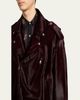 Dries Van Noten Men's Pony Leather Loose Fit Multi-Pocket Biker Jacket - 5
