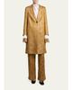 Dries Van Noten Metallic Paisley Jacquard Single-Breasted Long Coat - 2