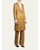 Dries Van Noten Metallic Paisley Jacquard Single-Breasted Long Coat - 4