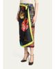 Dries Van Noten Mixed-Print Silk Midi Wrap Skirt - 4