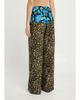 Dries Van Noten Mixed Marbled-Print Wide-Leg Drawstring Pants - 3