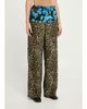 Dries Van Noten Mixed Marbled-Print Wide-Leg Drawstring Pants - 4