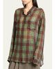 Dries Van Noten Plaid Silk-Blend Button-Front Shirt - 4
