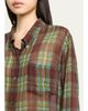 Dries Van Noten Plaid Silk-Blend Button-Front Shirt - 5