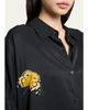 Dries Van Noten Printed Satin Oversized Button-Front Shirt - 5