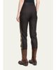 Dries Van Noten Side-Stripe Herringbone Wool Straight-Leg Pants With Belt - 3