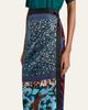 Dries Van Noten Silk Long Wrap Scarf Skirt - 5