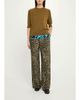 Dries Van Noten Tuan Merino Wool Short-Sleeve Crewneck Sweater - 2