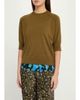 Dries Van Noten Tuan Merino Wool Short-Sleeve Crewneck Sweater - 4