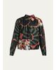 Dries Van Noten Valoria Patchwork-Print Quilted Satin Shirt Jacket - 1